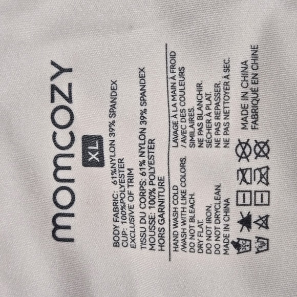 Momcozy Women Bra XL Pink T Shirt Wireless Nursing Adjustable Strap - Picture 10 of 11